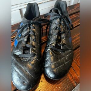 Adidas Goletto VII FG Black/Royal Blue Soccer Shoes Cleats (FV2886) US 7 men’s.